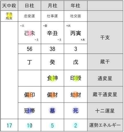 地運計算|【四柱推命】命式表自動計算（命式の見方）【無料占い鑑定 / 分。